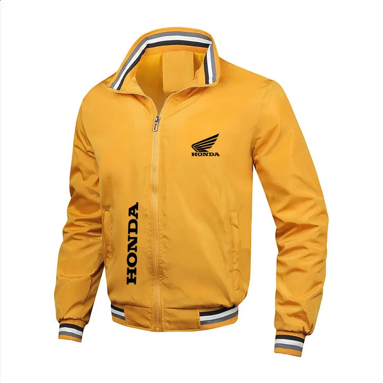 2025 Honda Men's motorcycle jacket spring summer outdoor leisure fashion sports coat ultra-thin zipper sun protection clothing