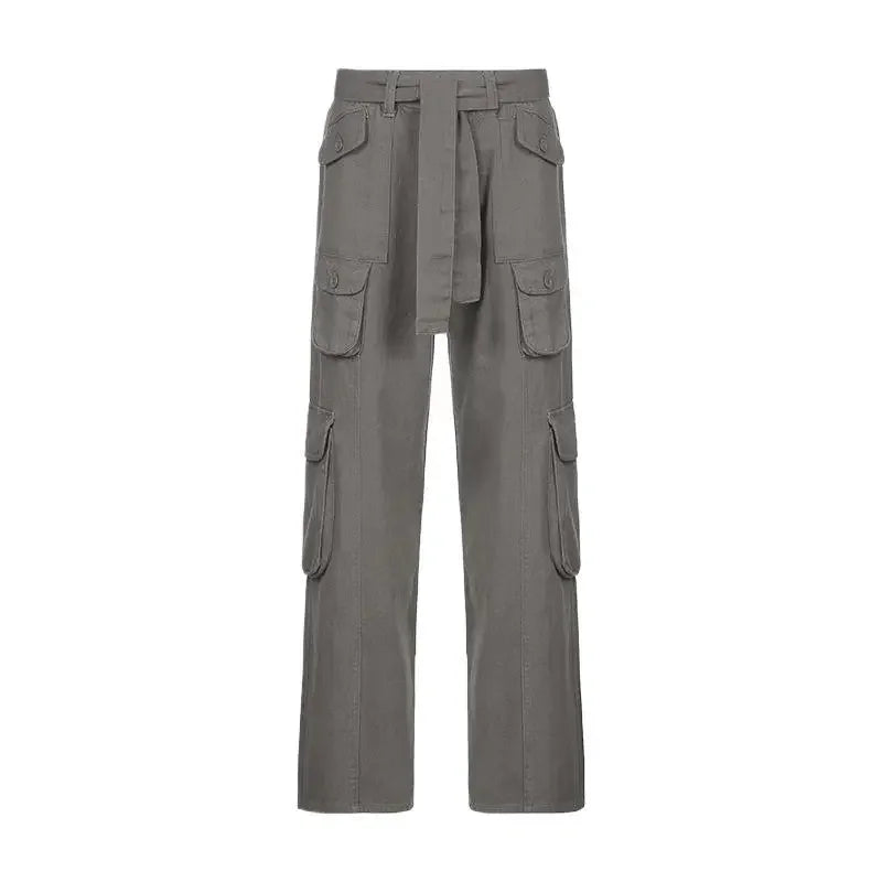 Women's Style Versatile High Waist Workwear Style Denim Pants