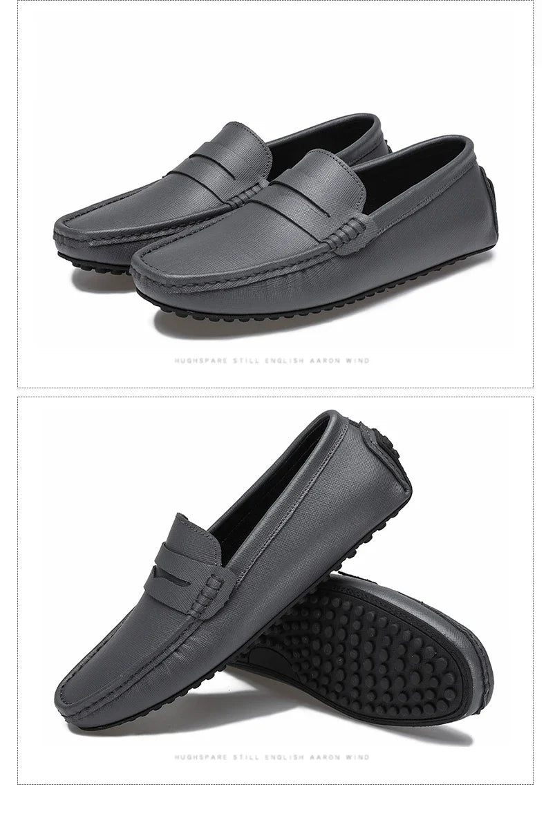 Loafers Shoes Men Fashion Shoes New Spring Comfy Men's Flats Moccasins Classic Original Leather Men Casual Shoes