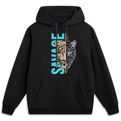 Men's Plus Size Sweatshirt 110-185KG Comfortable Cotton Casual Hoodies Autumn Winter Daily Outdoor Travel Tops Male Clothing
