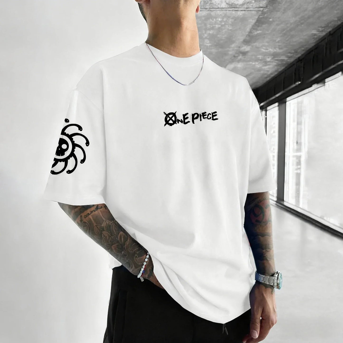 Printed T-shirt 2026 Men's and Women's Summer New Harajuku Large Loose Casual Parent-child Top