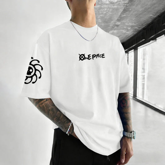 Printed T-shirt 2026 Men's and Women's Summer New Harajuku Large Loose Casual Parent-child Top