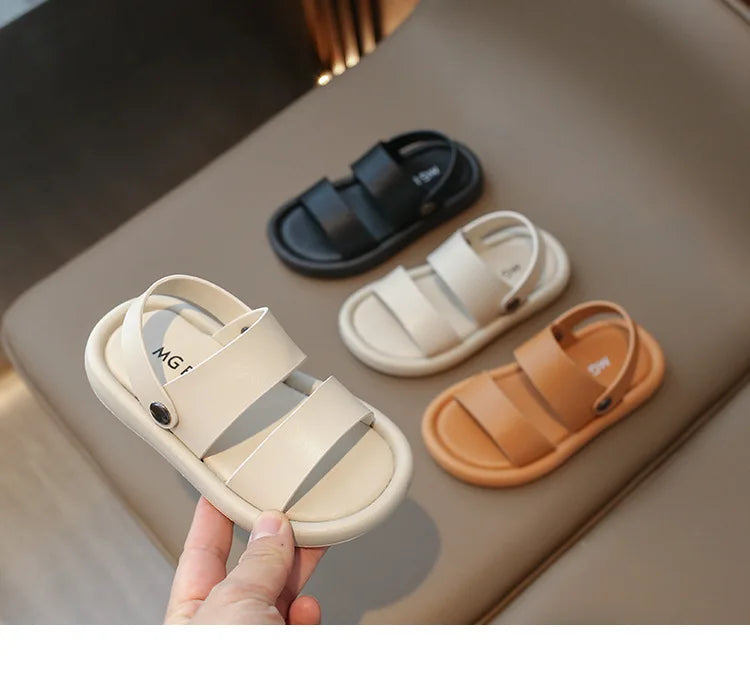 Children's Sandals 2026 Summer New Style Beach Shoes Soft Bottom Boys' Shoes Trendy Casual Wear Ideal for Outdoor Activities