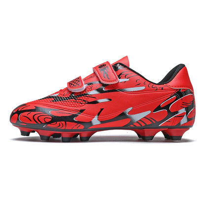 New Hot Kids Soccer Shoes School Football Boots Boys Girls Cleats Grass Sneakers Child Outdoor Athletic Training Sports Footwear
