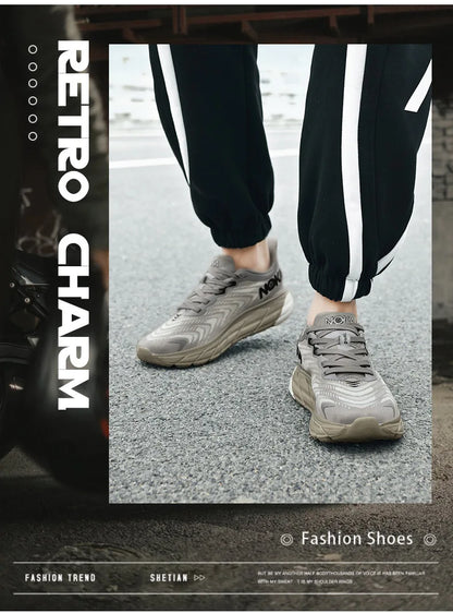 Men's Running Shoes Lightweight Breathable Comfortable Cushioned Sneakers for Walking Gym Casual Wear Athletic Shoes