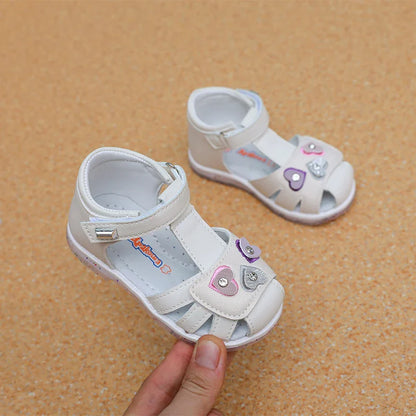 Children Sandals Summer Little Girl Sandals Baotou Girls Beach Sandals Hollow Breathable Baby Shoe