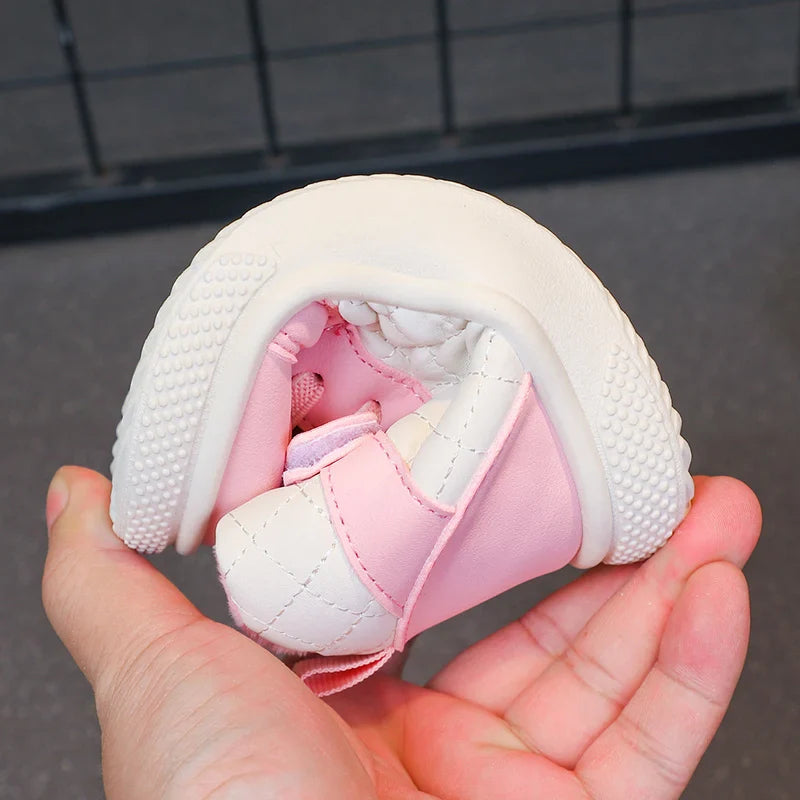 fleece lined sports shoes for boys and girls warm kids shoes for winter running sports shoes and basketball shoes