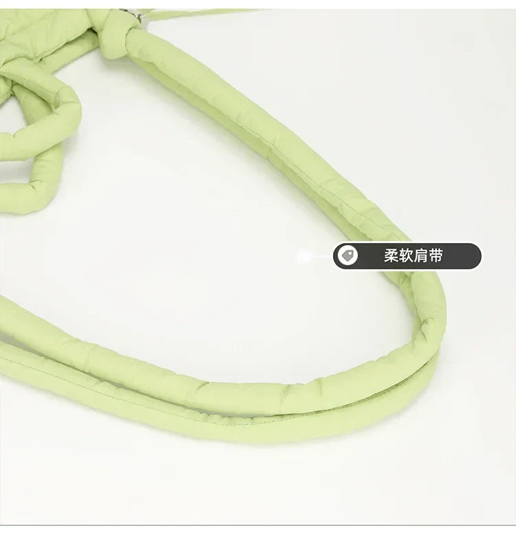 Colorful Nylon Small Square Shoulder and Crossbody Bags Super Cool Simple Versatile Handbags for Women 2024 Casual Hot Sale