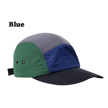 Fashion Adjustable Hat 5 Panel Cap Quick Dry Cap Snapback Hats Unisex Baseball Caps Sun Hats