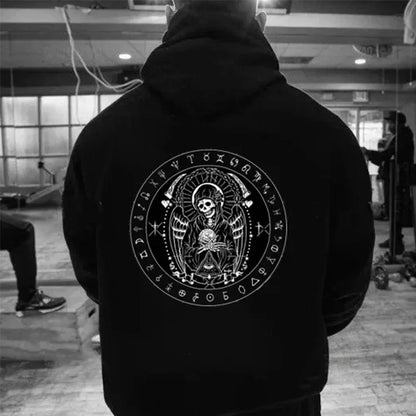 La Santa Muerte Hoodie Pattern Sweatshirt Halloween New In Women Men Sportswear Pullover Autumn and Winter Essentials Hoodie