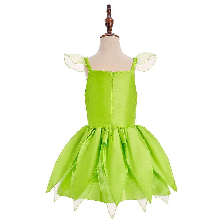 Anna Elsa Costume Children Princess Dress for Girls Kids Cosplay Snow White Christmas Carnival Party Disguise Outfit