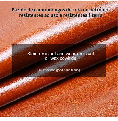 Women's Small Phone Bag Fashionable Oil Wax Cowhide Leather Handbag Versatile and Simple Shoulder Bag High Quality Crossbody Bag