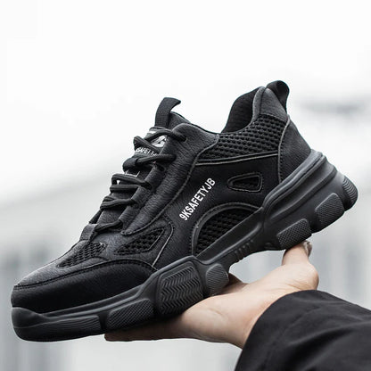 Men Steel Toe Shoes Sport Style New Unisex Safety Shoes Men Work Sneakers Indestructible Safety Boots Women Shoes