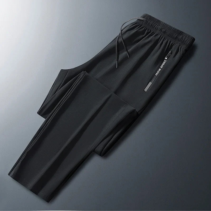 Running Pants Summer Breathable Fitness Sports Trousers Jogging Daily Casual Sports Pants Men  Ultra-thin Ice Silk Cool Pants