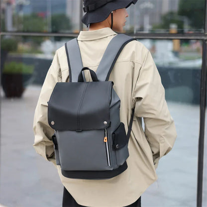 USB Charging Urban Man Backpack Waterproof Rucksack Men's Laptop Backpack Large Computer Backpack for Business Office Outdoor