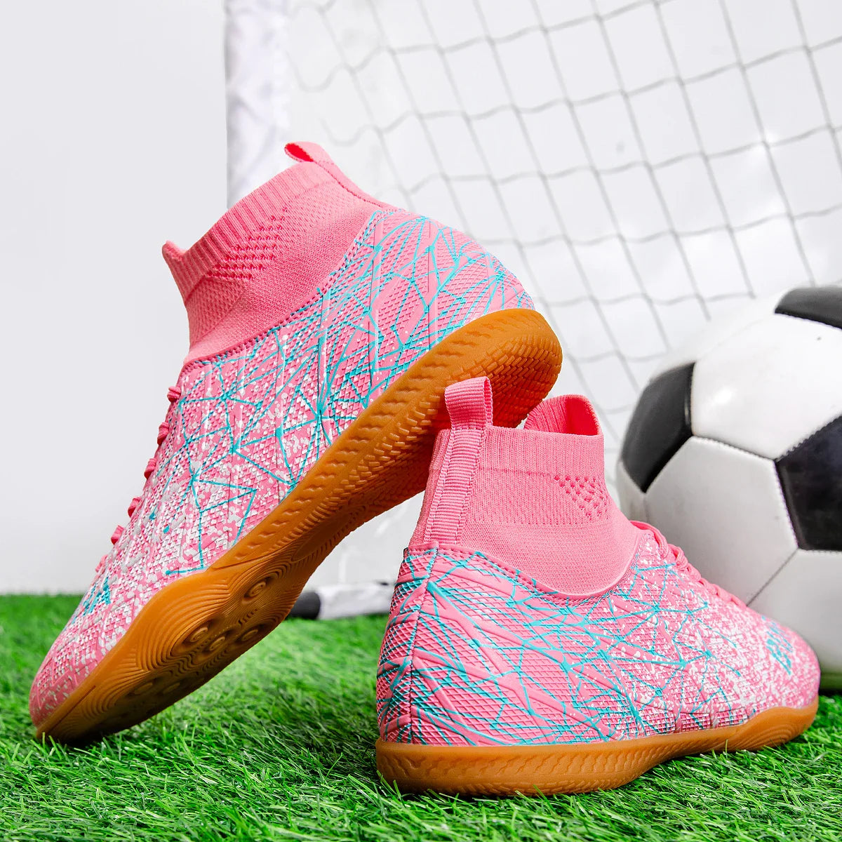 Men Soccer Shoes TF High-quality Breathable Unisex Football Boots Professional Sneakers Ultralight Match Hot Sale Women Match