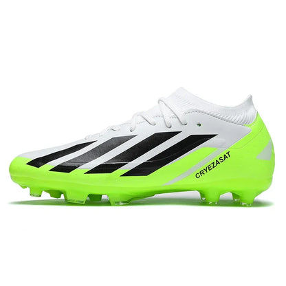 New Men Original Soccer Shoes Society Sneaker Quality Indoor Long Spikes Resistant Sports Match Unisex Training Football Boots