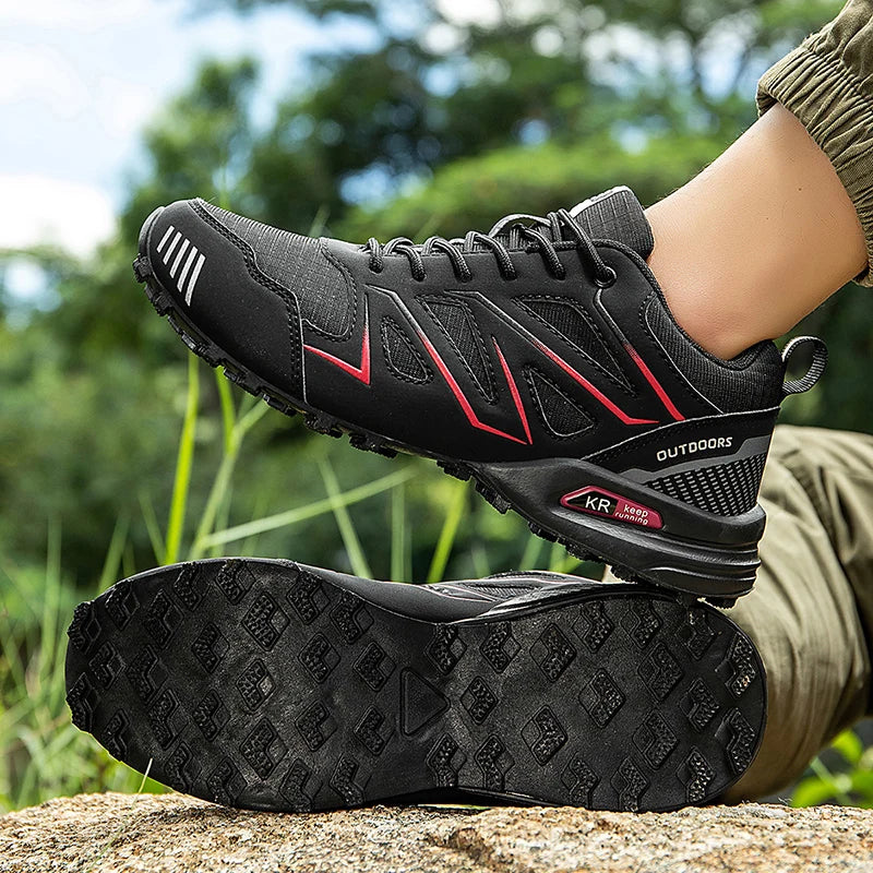 Waterproof Hiking Shoes Men‘s Outdoor Trekking Sneakers Mountain Climbing Camping Trainers Hunting Tactical Boots Bike Shoe Male