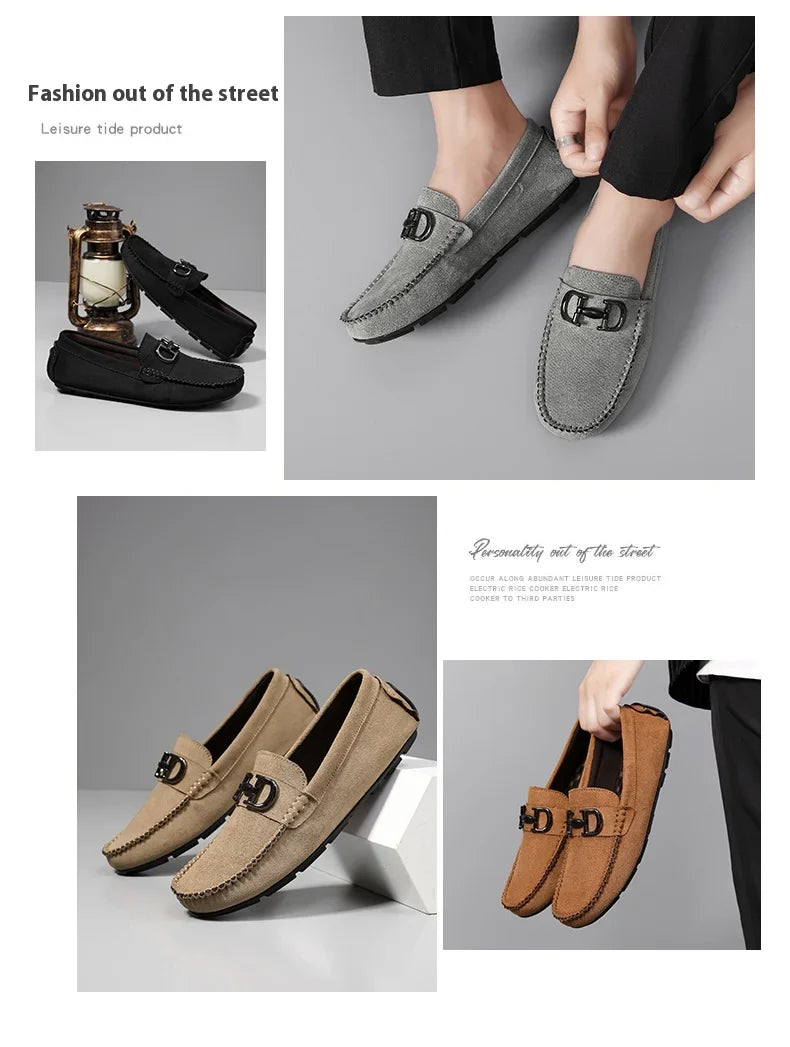 The 2025 new men's soft-soled comfortable casual shoes are versatile Lazy people can wear them on one foot Size 46 size 47