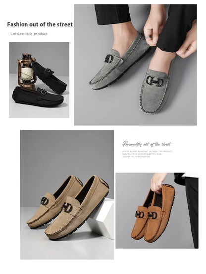 The 2025 new men's soft-soled comfortable casual shoes are versatile Lazy people can wear them on one foot Size 46 size 47
