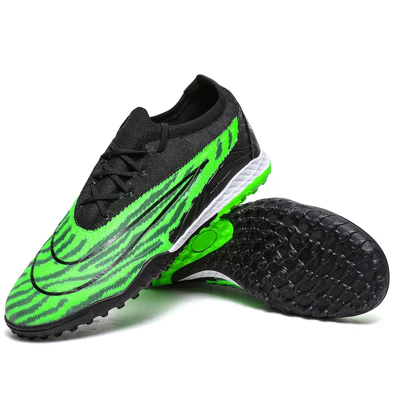 Men Training Football Boots Non-Slip Soccer Shoes Outdoor Cleats Futsal Breathable Sneakers Unisex Comfortable FG/TF Ultralight