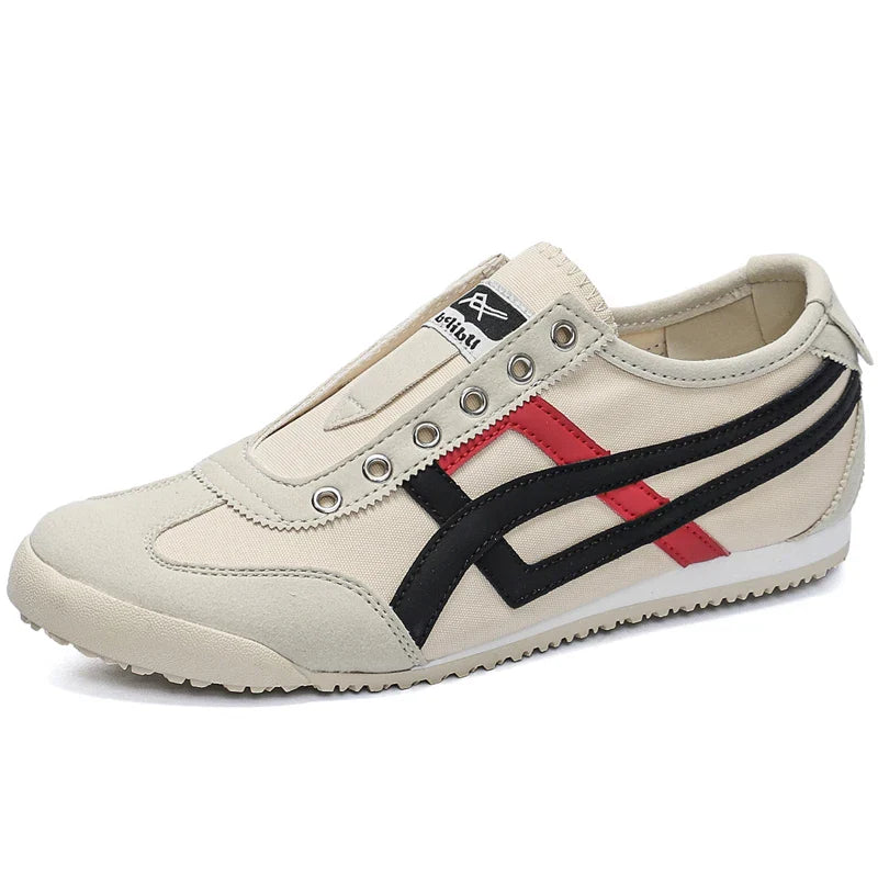 Design Canvas Mesh Shoes Men Casual Sneakers Flat Sports Shoes Walking Running Ligthweight Anti-skid Breathable