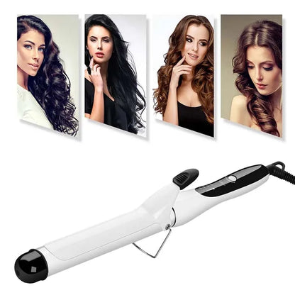 Professional Big Wavy Hair Curler Quick Heating Up Electric Nano Ceramic Curler 25Mm Curler Professional Curler Styling Tool