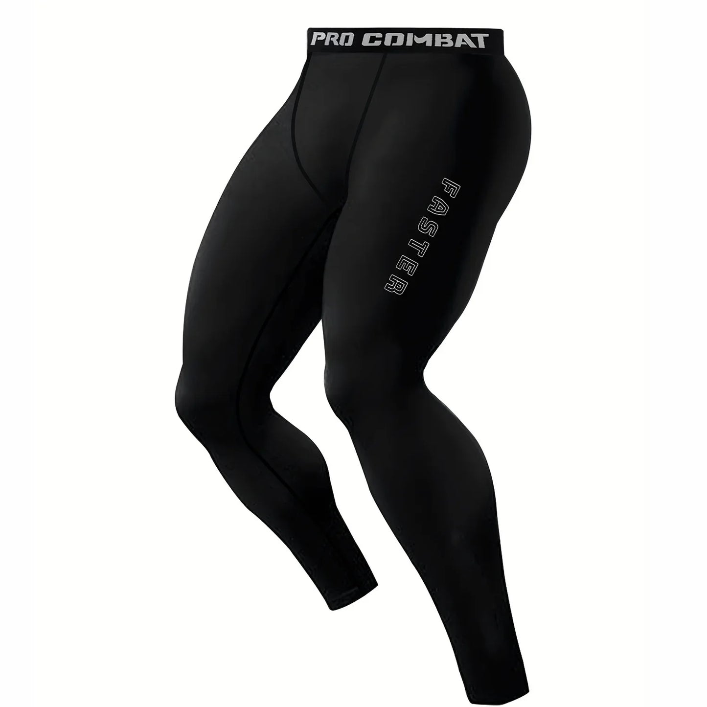 Men's Compression Leggings High Elastic Quick Dry Breathable Sports Base Layer for Gym Running Basketball Workout