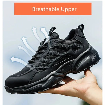 Steel Toe Cap Lightweight and Comfortable Safety Shoes for Men and Women Steel Toe Anti Puncture Comfortable and Safe Work Shoes