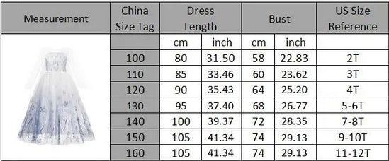 Frozen 2 White Elsa Princess Dresses for Baby Girls Outfit Snow Queen Cosplay Birthday Party Kids Clothing for 2-12 Years