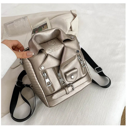 Hip hop Jacket Design Shoulder Bag Clothes Shape Women Handbag Fashion Brand  Lady Crossbody Bag Luxury Designer Travel Backpack