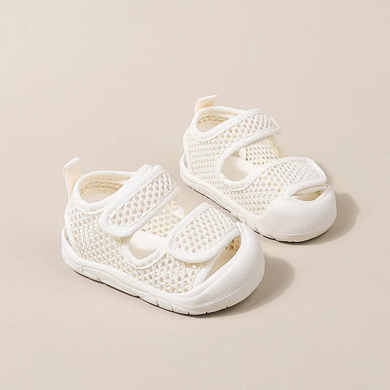 Baby Boy Sandals 2025 Summer Toddler Shoes Baby Girl Soft Flexible Sandals Newborn Infant Outdoor First Walkers