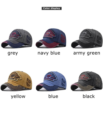 Baseball Cap Men's Fashion Embroidered Pentagram Letter Caps Men Casual Cotton Designer Hip Hop Hat Snapback
