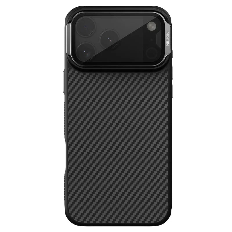For iPhone 17 Pro Max / 17 Pro case CarboProp Fiber Magnetic Adapt Translucent Black Camera Cover Lens Back Cover Protection
