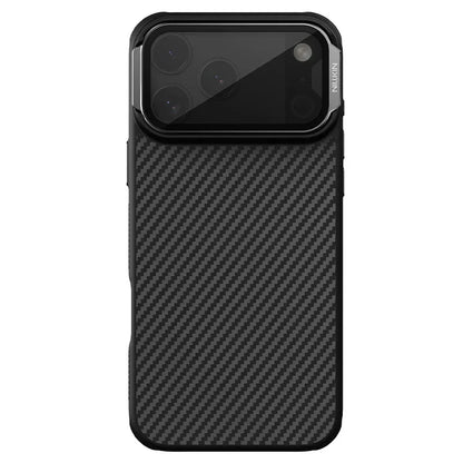 For iPhone 17 Pro Max / 17 Pro case CarboProp Fiber Magnetic Adapt Translucent Black Camera Cover Lens Back Cover Protection