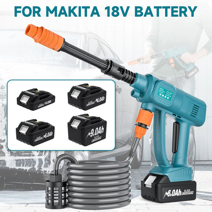 Cordless High Pressure Car Washer Gun For Makita 18V BL1830 Battery Electric Water Spray Gun Home Garden Cleaning Power Tool