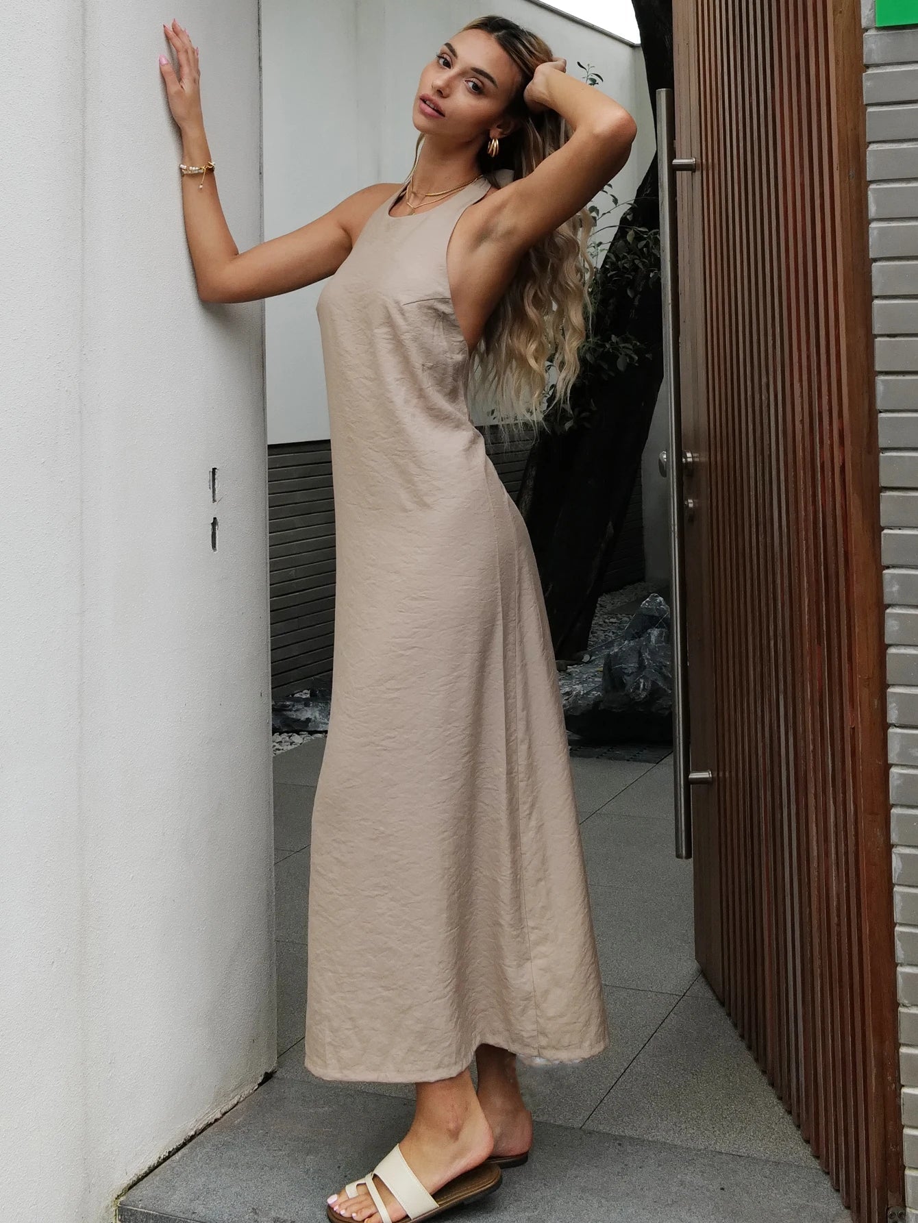 Summer Women Backless Elegant Dress