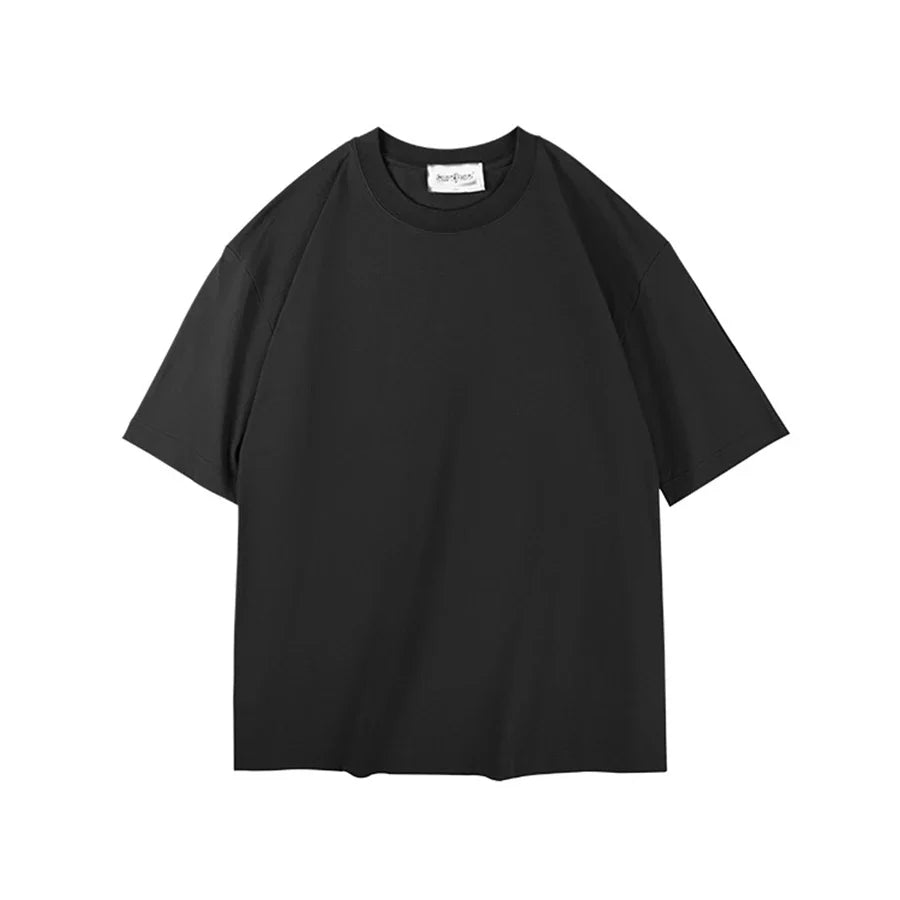 Women New Oversized T shirts Female 260 GSM White Casual Streetwear Tees Unisex Solid Korean Cool Tops for Young WT2560