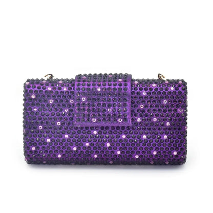 Purple Shoes and Bags Set for Women African Shoe and Bags Set for Wedding Pointed Toe Shoes Sexy Wedding Party Sandals