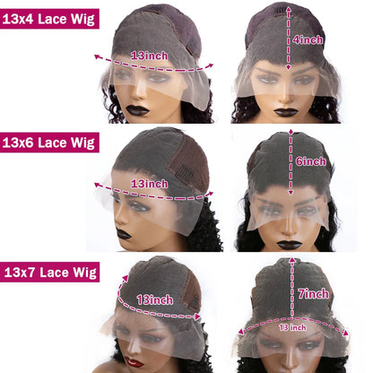 Loose Wave 13x6 HD Lace Frontal Wigs Loose Waves Wig Human Hair Brazilian Loose Deep Wave Curly Wigs Human Hair For Women