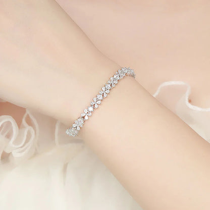 D Color Butterfly Shape Moissanite Tennis Bracelet For Women Man S925 Sterling Silver Sparkling Hand Chain Fine Jewelry