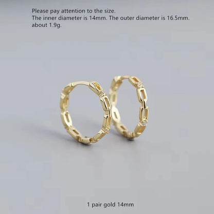 925 Sterling Silver Earring Colorful Dripping Oil Material Ear Ring Ear Buckle Rhombus Shape Trend Wild Girl Women Boy Ear Jewel