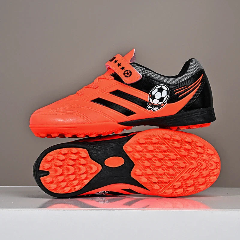 New Kids Turf Football Boots Training Shoes Soccer Shoes Drop Shipping Professional Match Grass Ultralight Cleats Boys Non-Slip