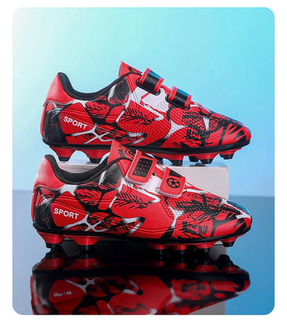 New Men Kids Non-Slip Ultralight Football Boots Professional Cleats Grass Boys Soccer Shoes Match Training Shoes Drop Shipping