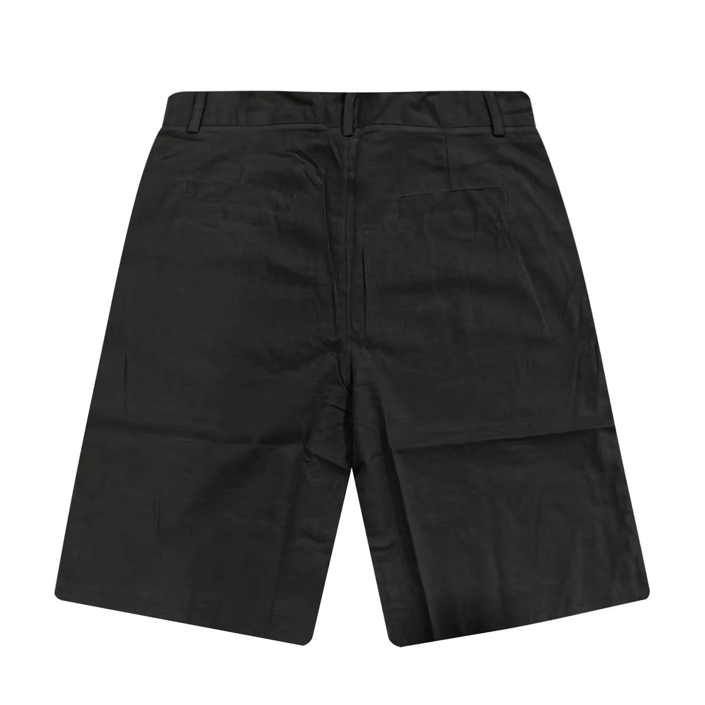 2025 Summer Cotton Linen Shorts for Men Solid Casual Button Pocket Beach Shorts Men's Comfortable Simple Vacation Leiture Pants