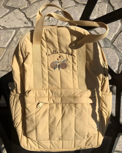 Baby Backpack Parent-child Kids Schoolbag Kindergarten Bags Brand Traveling Cherry Children's Boys Girls Mom Storage