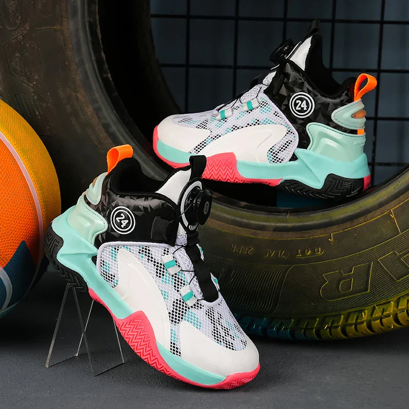 High-Quality Breathable Casual Basketball Shoes for Boys Fashionable Children's Footwear for Comfort And Style