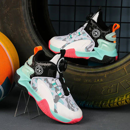 High-Quality Breathable Casual Basketball Shoes for Boys Fashionable Children's Footwear for Comfort And Style