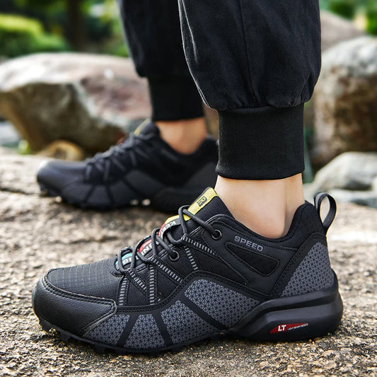 2025 Sapatos de Caminhada Masculinos Antiderrapantes Resistentes ao Desgaste Confortáveis para Esportes ao Ar Livre Tênis de Corrida ao Ar Livre Tênis Esportivos para Caminhada