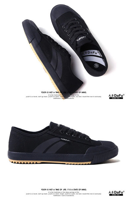 Original Kungfu Shoes Improved Version Sneakers Men Women All Black Shoes